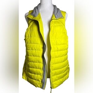 TANGERINE NWT Women's 2XL Yellow Active Quilted Puffer Vest 2 position zipper
